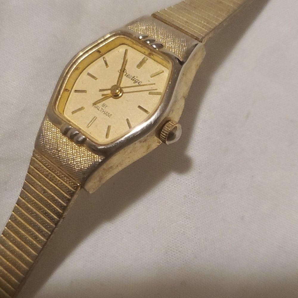 Gold tone Prestige by Waltham